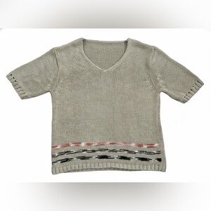 3/$15 Stylish Beige Knit Women's Blouse